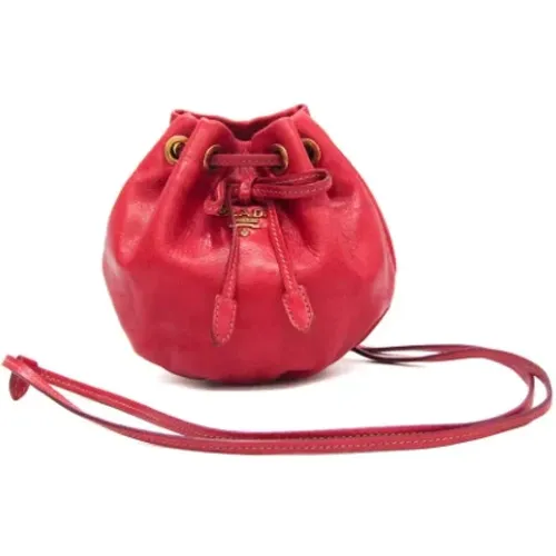 Pre-owned Leather prada-bags , female, Sizes: ONE SIZE - Prada Vintage - Modalova