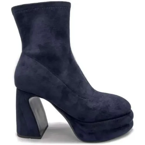 Suede Ankle Boot with Zipper , female, Sizes: 3 UK - Jeannot - Modalova