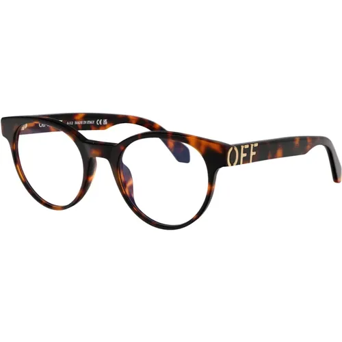 Stylish Optical Style 68 Glasses , unisex, Sizes: 50 MM - Off White - Modalova