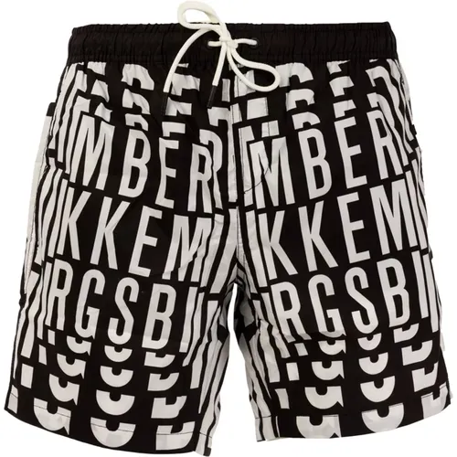 Herren Trendige Badeboxershorts , Herren, Größe: M - Bikkembergs - Modalova