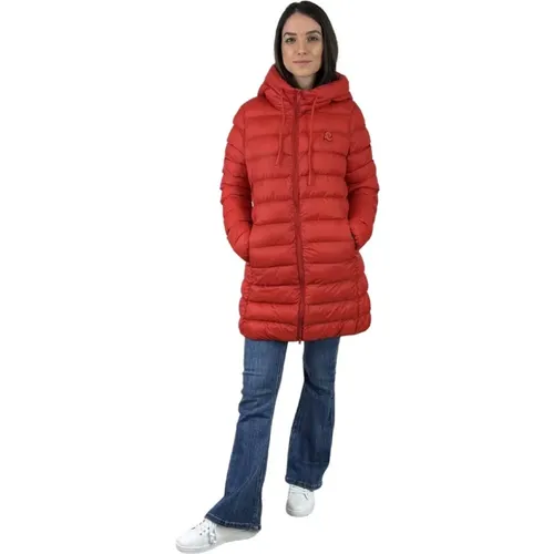 Long Puffer Jacket , female, Sizes: XL, L, S - Invicta - Modalova