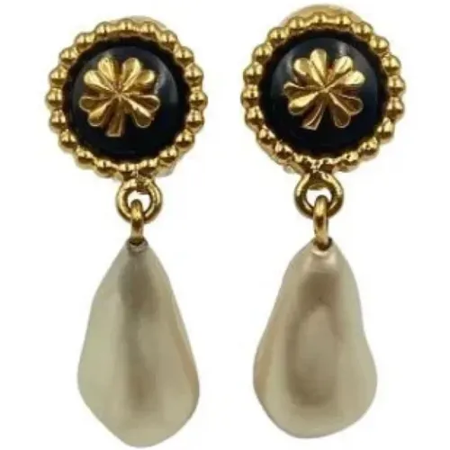 Pre-owned Fabric earrings , female, Sizes: ONE SIZE - Chanel Vintage - Modalova