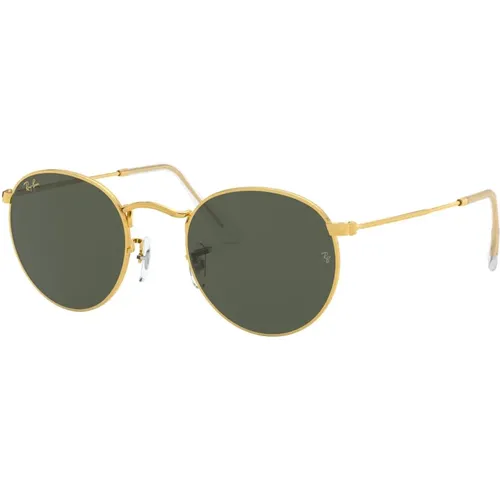 Gold Round Metal Legend Sunglasses , male, Sizes: 53 MM - Ray-Ban - Modalova