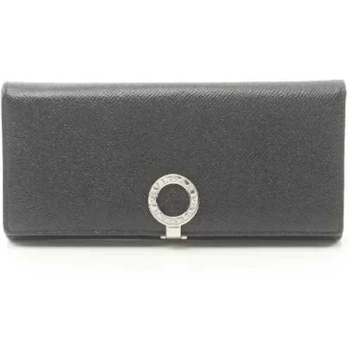 Pre-owned Leather wallets , female, Sizes: ONE SIZE - Bvlgari Vintage - Modalova