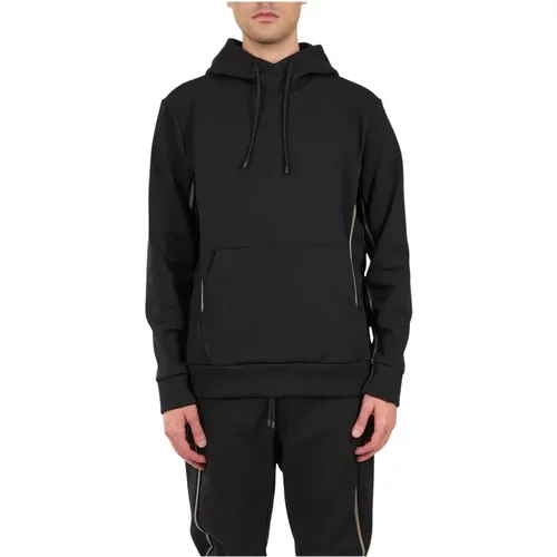 Cotton Hoodie with Front Logo , male, Sizes: M, 2XL, L - Hugo Boss - Modalova