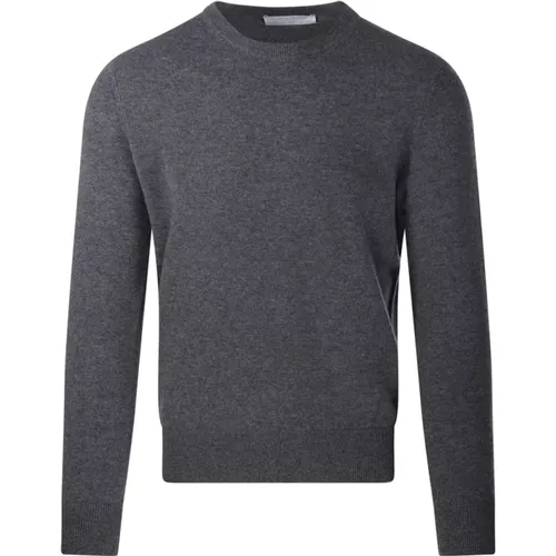 Asfalto Rundhals Pullover , Herren, Größe: L - CASHMERE COMPANY - Modalova