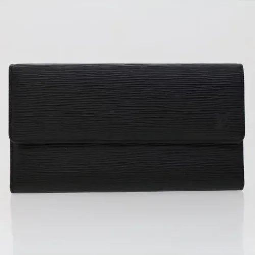 Pre-owned Leather wallets , ONE SIZE - Black - Modalova