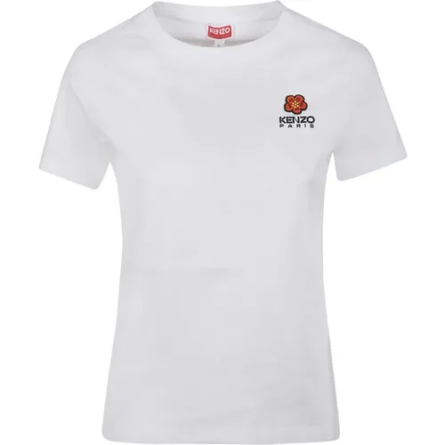 Classic Crest Logo T-Shirt , female, Sizes: M, XL, L, XS - Kenzo - Modalova
