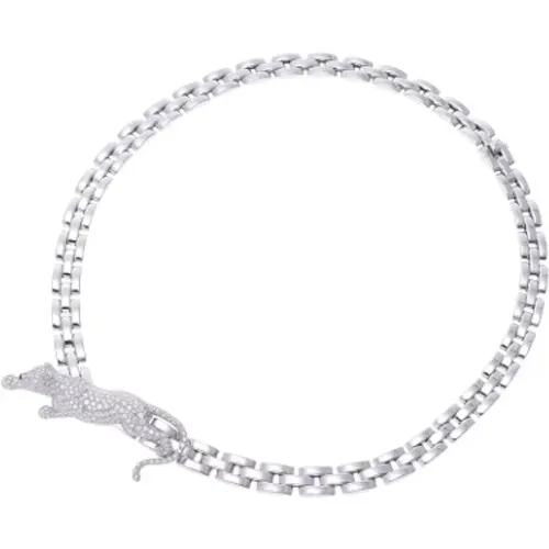 Pre-owned White Gold bracelets , female, Sizes: ONE SIZE - Cartier Vintage - Modalova