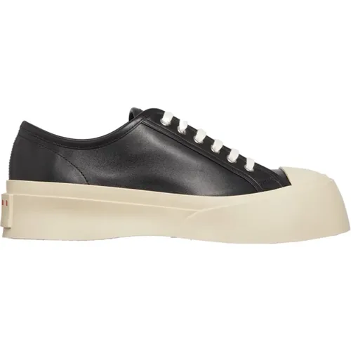 Leather Sneaker , male, Sizes: 9 UK, 10 UK, 7 UK, 8 UK, 11 UK - Marni - Modalova