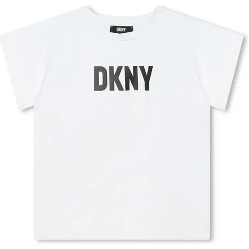 Weißes T-Shirt Top Dkny - DKNY - Modalova