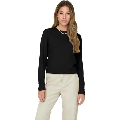 Langarm Pullover mit Knöpfen Damen , Damen, Größe: XS - JACQUELINE de YONG - Modalova