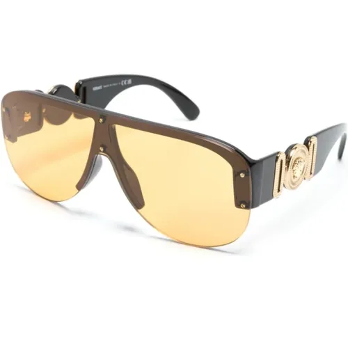 Sunglasses with Original Case , male, Sizes: 48 MM - Versace - Modalova