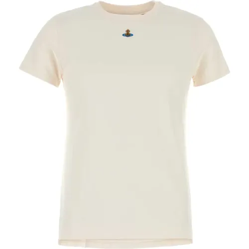 Ivory Baumwoll T-shirt , Herren, Größe: XS - Vivienne Westwood - Modalova