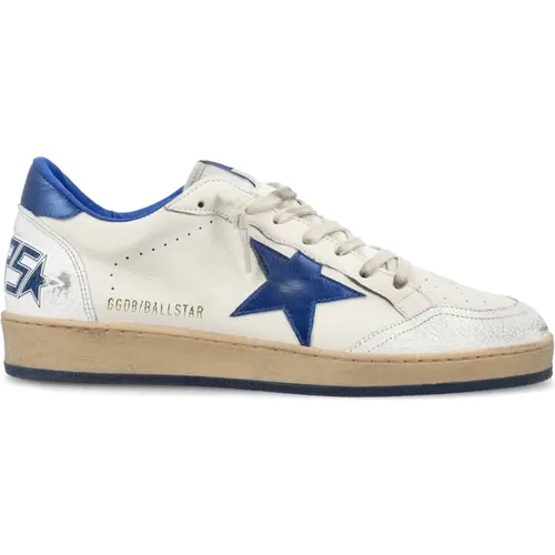 Laminated Star Sneakers , male, Sizes: 11 UK, 9 UK, 8 UK, 12 UK, 7 UK - Golden Goose - Modalova