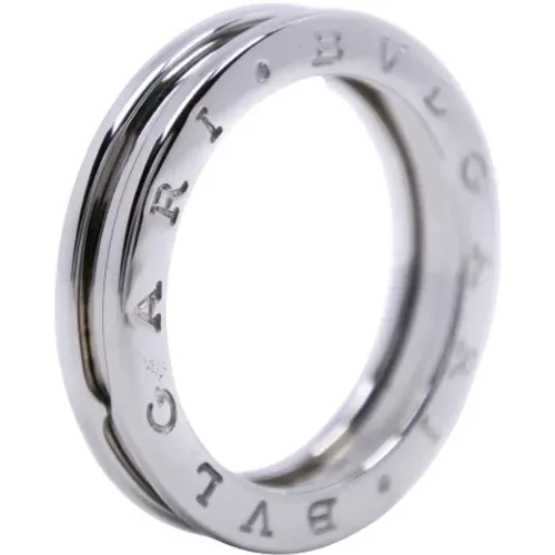 Pre-owned White Gold rings , male, Sizes: ONE SIZE - Bvlgari Vintage - Modalova