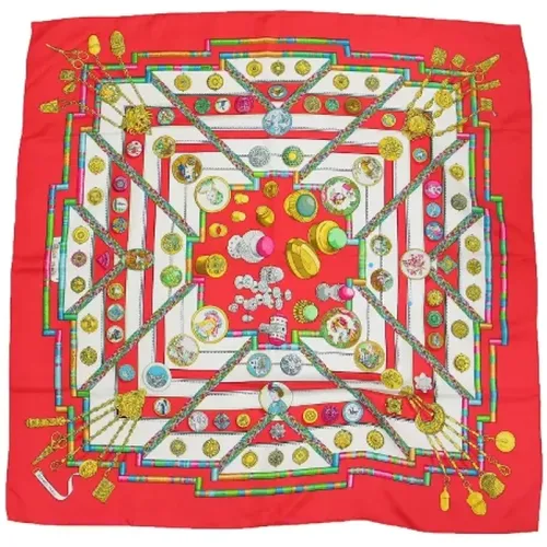 Pre-owned Silk scarves , female, Sizes: ONE SIZE - Hermès Vintage - Modalova