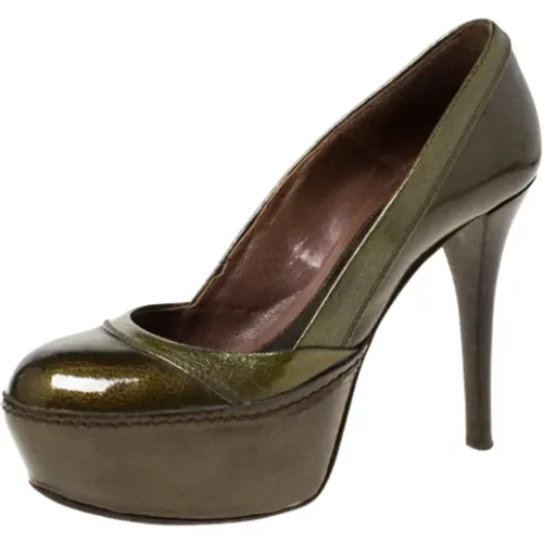 Pre-owned Leather heels , female, Sizes: 4 UK - Marni Pre-owned - Modalova