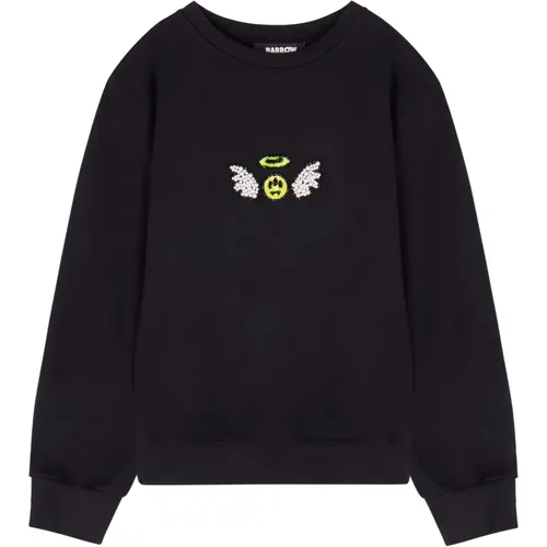 Sweatshirt 'Angel' mit gesticktem Schmuck - BARROW - Modalova