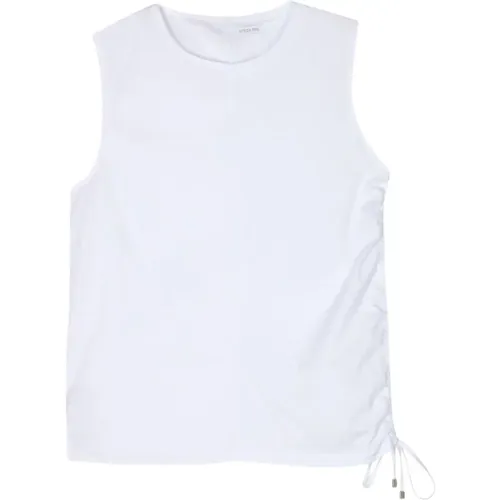 Optisches Weißes T-Shirt,Stylisches T-Shirt K103 NERO,Lässiges Baumwollshirt - PATRIZIA PEPE - Modalova