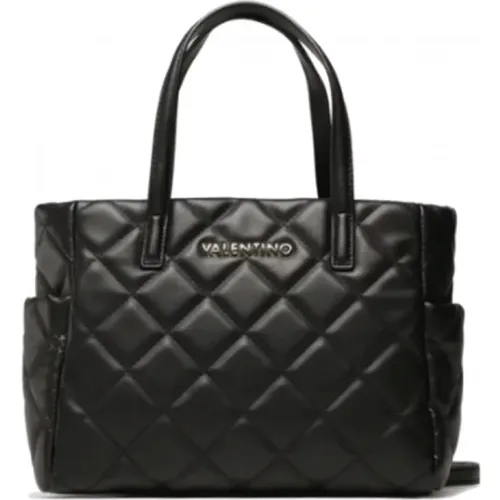 Gesteppte schwarze Handtasche mit abnehmbarem Riemen - Valentino by Mario Valentino - Modalova