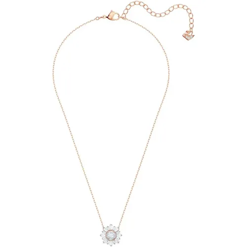 Damen Halsektte mit Anhänger Necklace Sunshine White 5492264 - Swarovski - Modalova