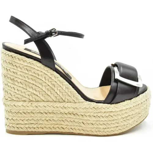 Elevate your summer wardrobe with these wedge sandals , female, Sizes: 7 UK - Sergio Rossi - Modalova