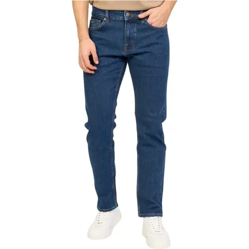 Blaue Chino Hose für Herren , Herren, Größe: W32 - Hugo Boss - Modalova