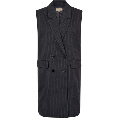 Tailored Pinstripe Vest , female, Sizes: M, 2XL, S, XL, L, XS - Soyaconcept - Modalova