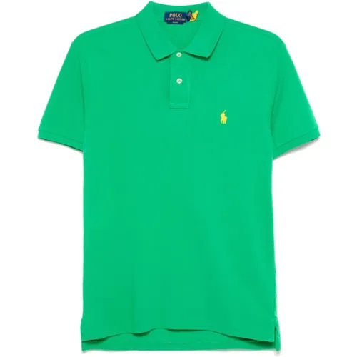 Polo T-Shirts und Polos Grün , Herren, Größe: S - Ralph Lauren - Modalova