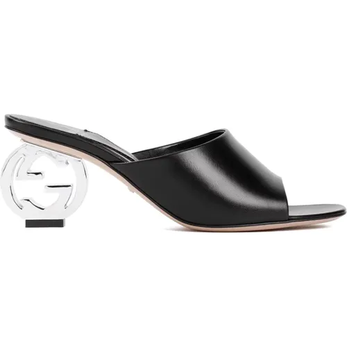 Leather Sandals Open Toe Minimal Strap , female, Sizes: 5 UK - Gucci - Modalova