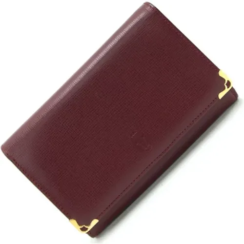 Pre-owned Leather wallets , female, Sizes: ONE SIZE - Cartier Vintage - Modalova