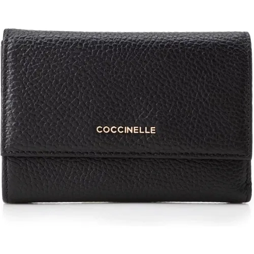Card Holder Wallet, and Grays , female, Sizes: ONE SIZE - Coccinelle - Modalova