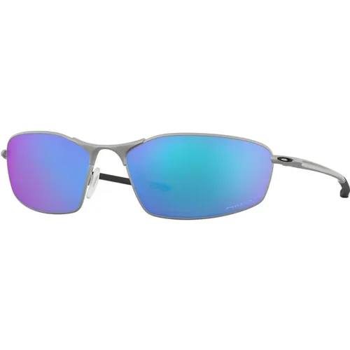Whisker Sonnenbrille Satin Chrome/Prizm Sapphire , Herren, Größe: 60 MM - Oakley - Modalova