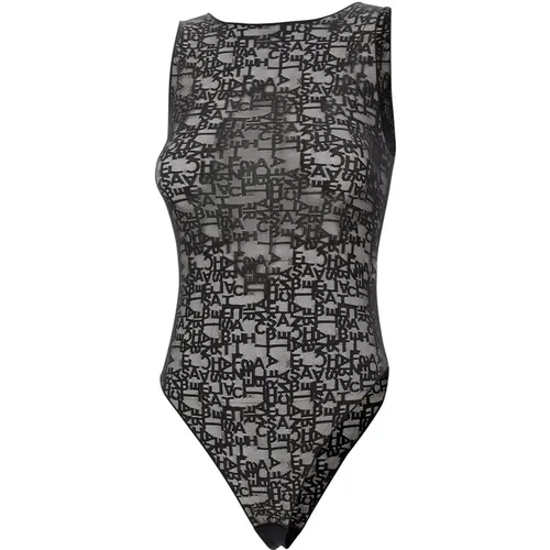 Schwarzes Top Elisabetta Franchi - Elisabetta Franchi - Modalova