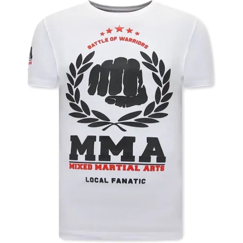 MMA Fighter Herren T-Shirt , Herren, Größe: XL - Local Fanatic - Modalova