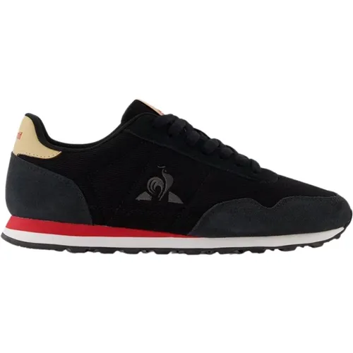 Schwarze Casual Sneakers aus Wildleder , Herren, Größe: 42 EU - Le Coq Sportif - Modalova