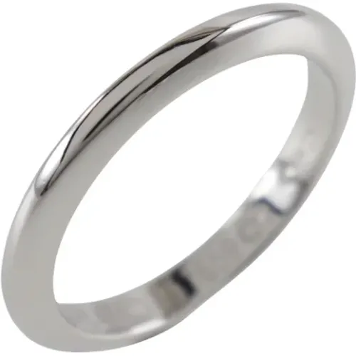 Pre-owned Platinum rings , female, Sizes: ONE SIZE - Cartier Vintage - Modalova