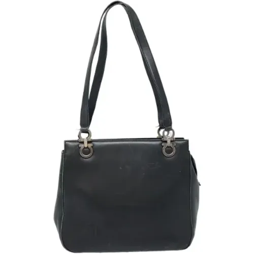 Pre-owned Leather shoulder-bags , female, Sizes: ONE SIZE - Salvatore Ferragamo Pre-owned - Modalova