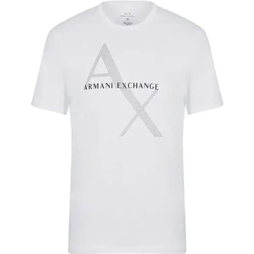 T-Shirt mit regulärer Passform,Regular Fit T-Shirt - Armani Exchange - Modalova