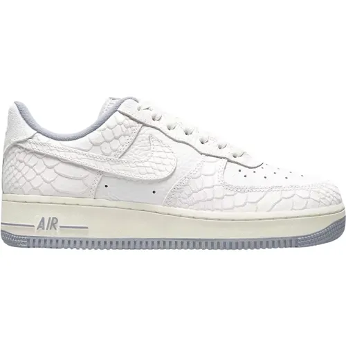 Weiße Python Low Top Sneakers , Herren, Größe: 47 1/2 EU - Nike - Modalova