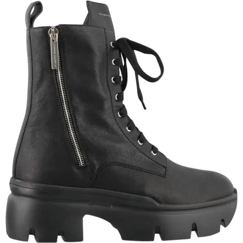 Design Apocalypse Leather Boots , male, Sizes: 10 UK, 6 UK - giuseppe zanotti - Modalova