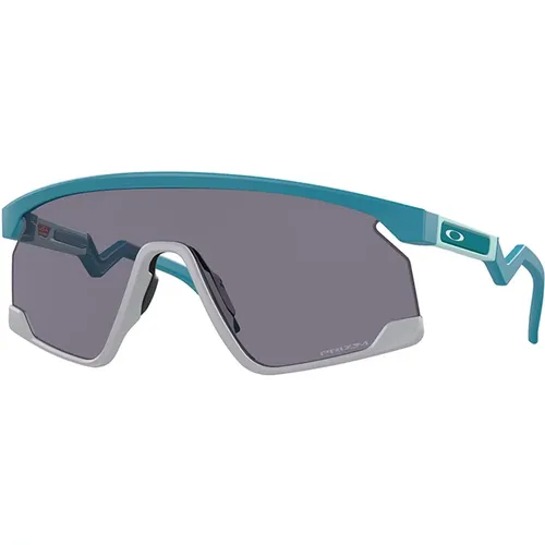 Prizm Grey Blaue Sonnenbrille , unisex, Größe: 39 MM - Oakley - Modalova