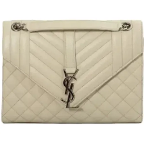 Pre-owned Leather shoulder-bags , female, Sizes: ONE SIZE - Yves Saint Laurent Vintage - Modalova