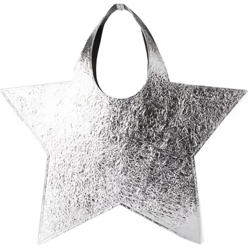 Silver Star Tote Bag , female, Sizes: ONE SIZE - Coperni - Modalova