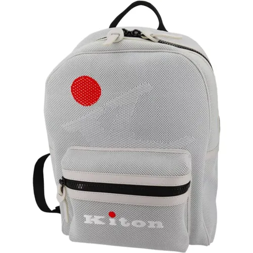 Men`s Backpack Bucket Backpack Backpack Ice , male, Sizes: ONE SIZE - Kiton - Modalova
