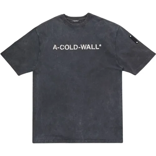 Logo Onyx T-Shirt , male, Sizes: L, M, XL - A-Cold-Wall - Modalova