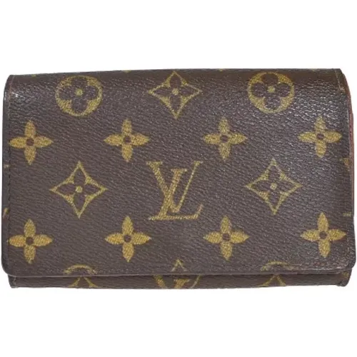Pre-owned Cotton wallets , female, Sizes: ONE SIZE - Louis Vuitton Vintage - Modalova