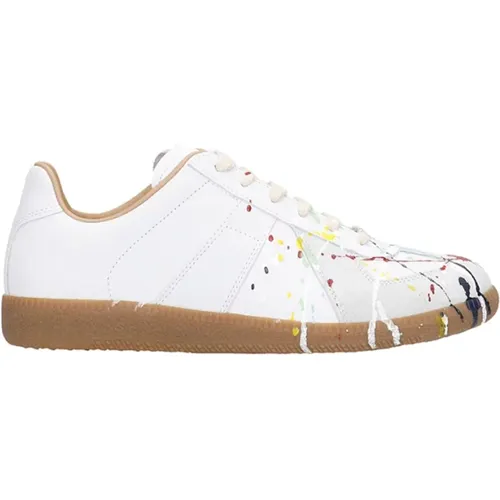 Weißer und Hellgrauer Sneaker , Damen, Größe: 35 1/2 EU - Maison Margiela - Modalova