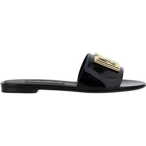 Sliders , Damen, Größe: 36 1/2 EU - Dolce & Gabbana - Modalova